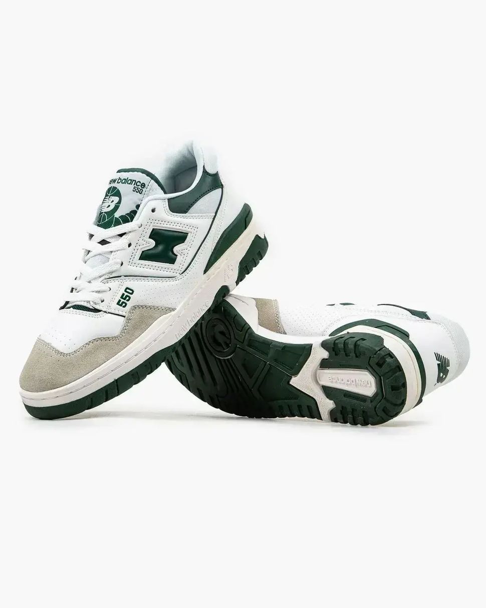 New Balance 550 White Green Grey