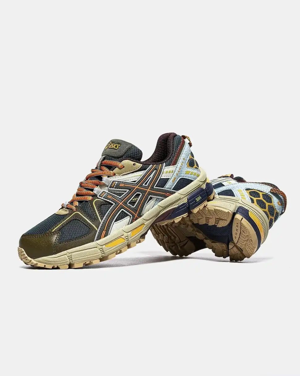 ASICS Gel-Kahana 8 Navy Olive Orange