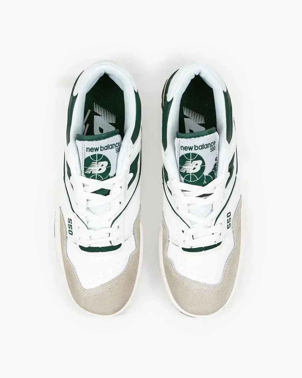 New Balance 550 White Green Grey
