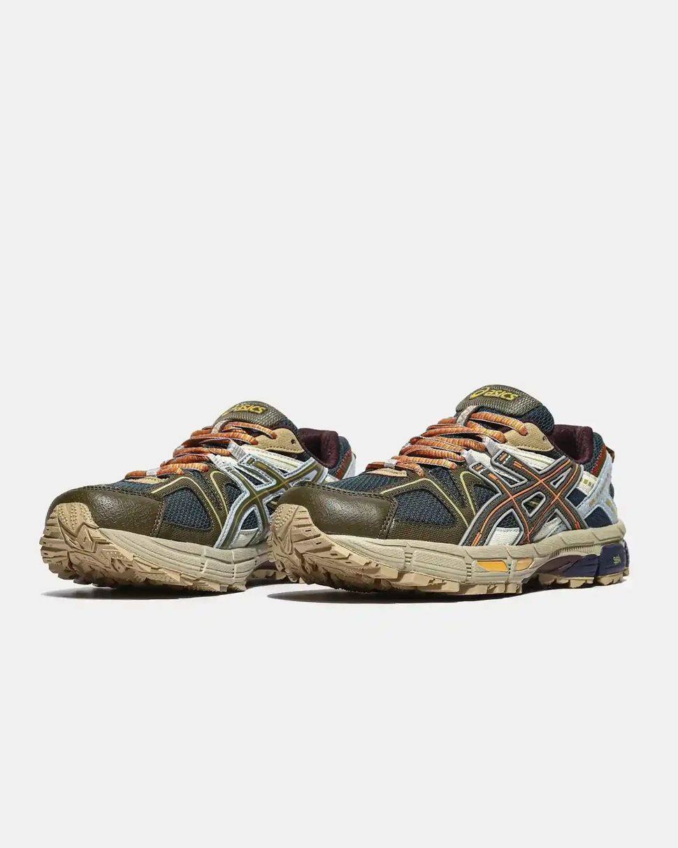 ASICS Gel-Kahana 8 Navy Olive Orange