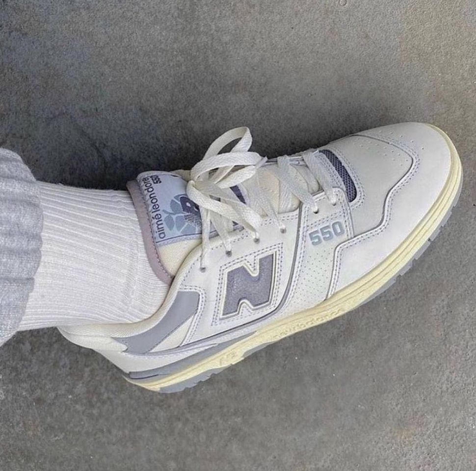 Кроссовки New Balance 550 Leon Dore White Grey 7014 фото