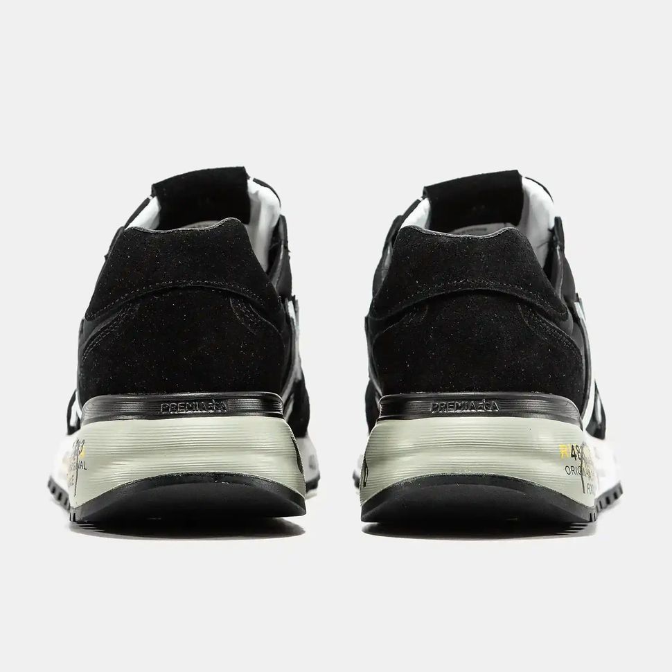 Premiata Mick Black White Grey Sole