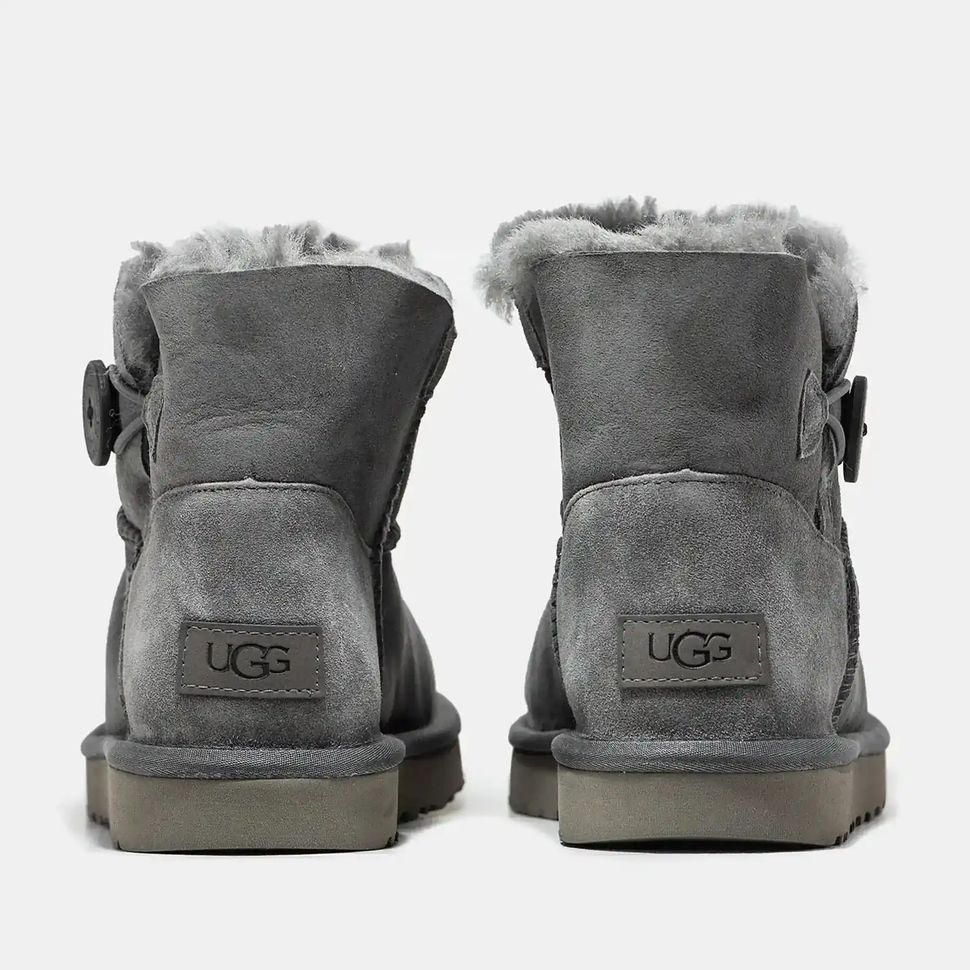 UGG Classic Mini Bailey Button Grey, 36