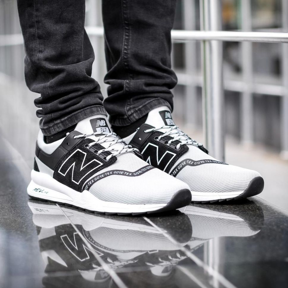 Кроссовки New Balance 247 Grey White Black 3524 фото