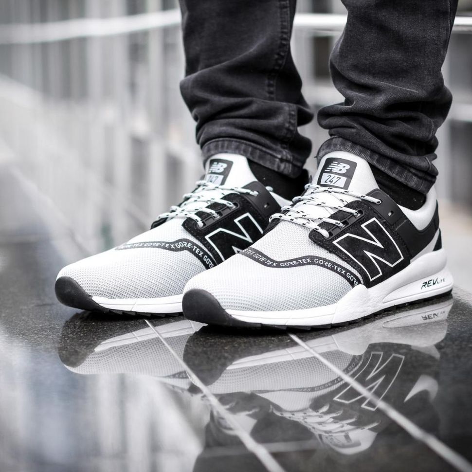 Кроссовки New Balance 247 Grey White Black 3524 фото