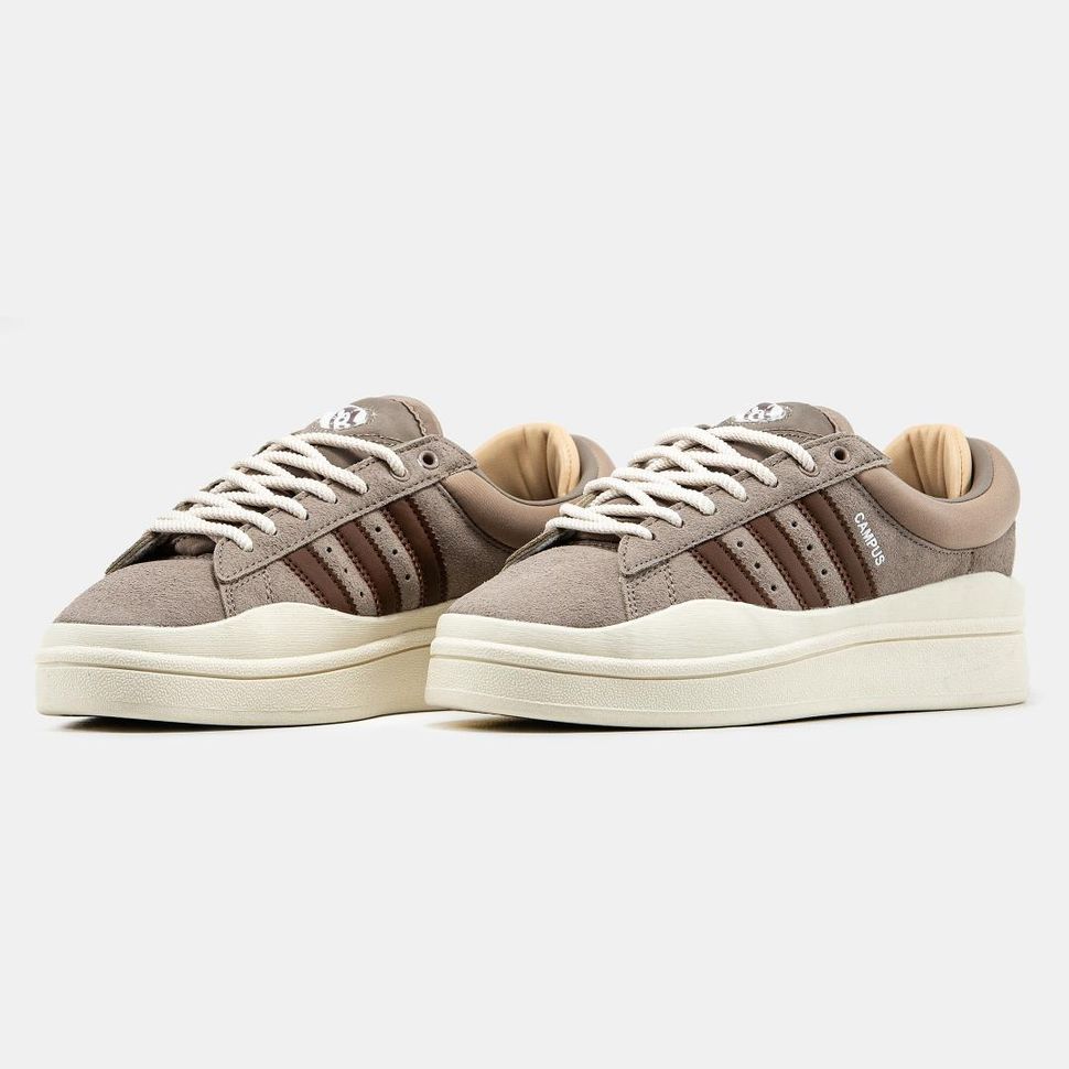 Кросівки Adidas Campus x Bad Banny Brown Beige 11109 фото