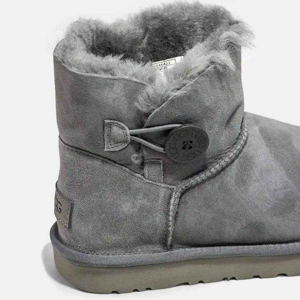 UGG Classic Mini Bailey Button Grey, 36
