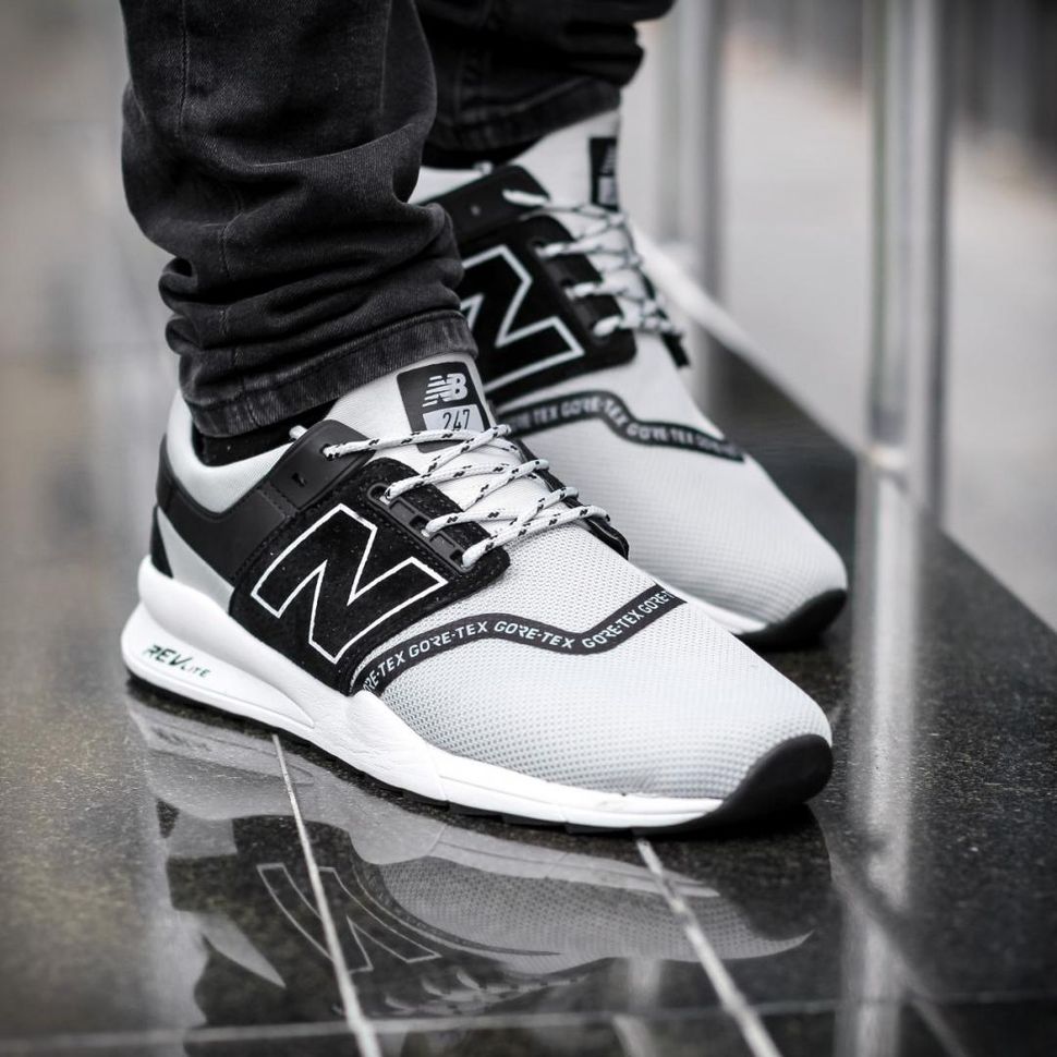 Кроссовки New Balance 247 Grey White Black 3524 фото