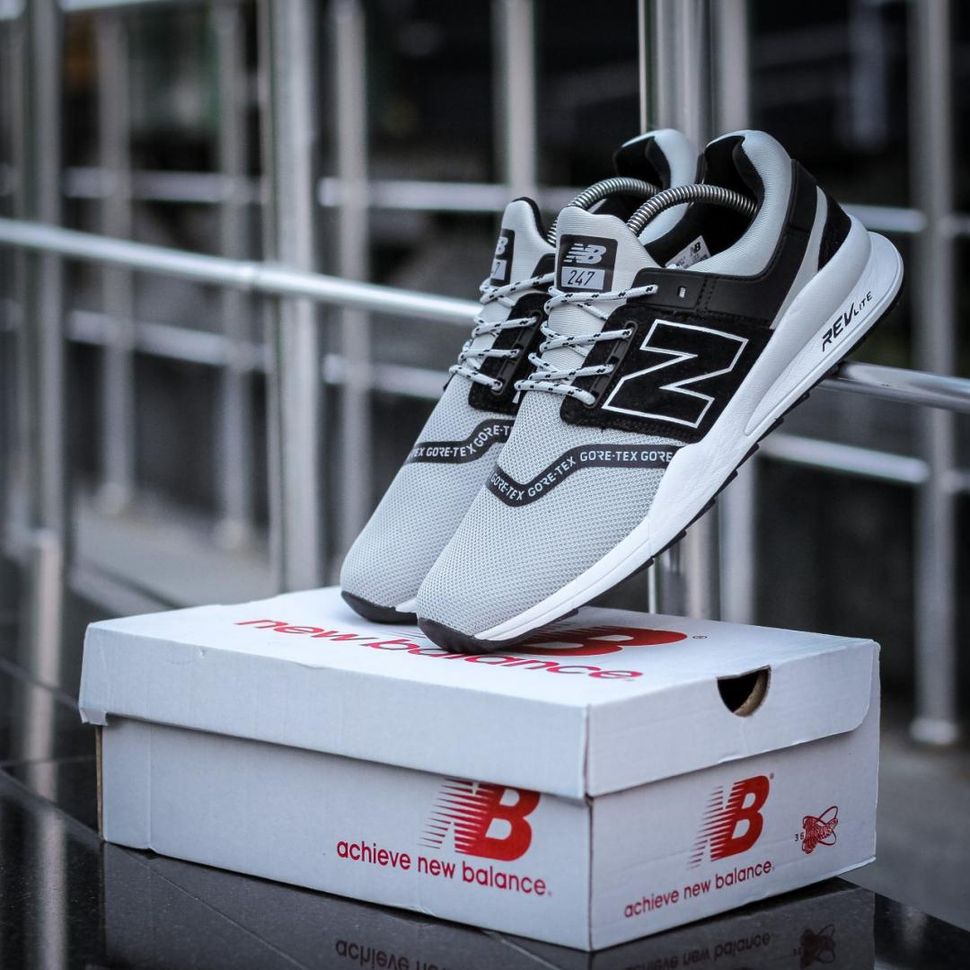 Кроссовки New Balance 247 Grey White Black 3524 фото