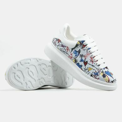 Alexander McQueen Oversized White Multicolor, 36
