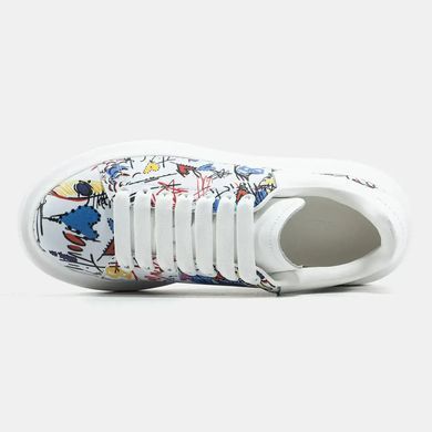 Alexander McQueen Oversized White Multicolor, 36