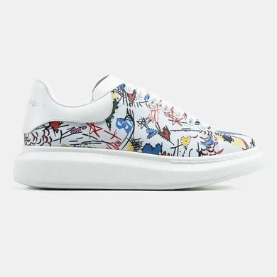 Alexander McQueen Oversized White Multicolor, 36