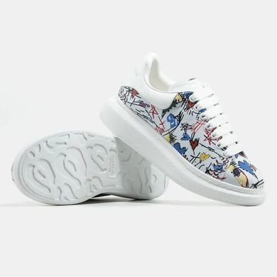 Alexander McQueen Oversized White Multicolor, 36