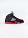 Nike Air Jordan 5 Retro Black Red 10232 фото 3