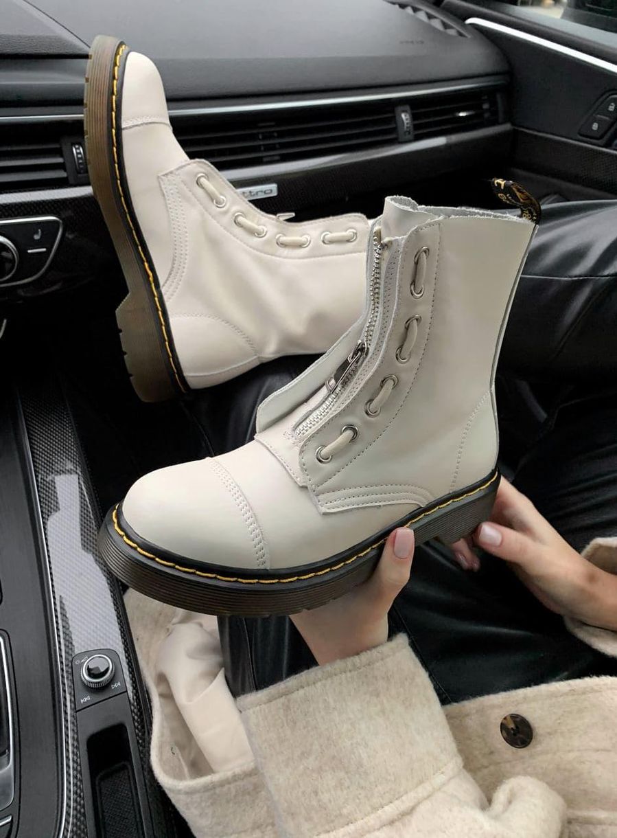 Черевики Dr. Martens Cream 4245 фото