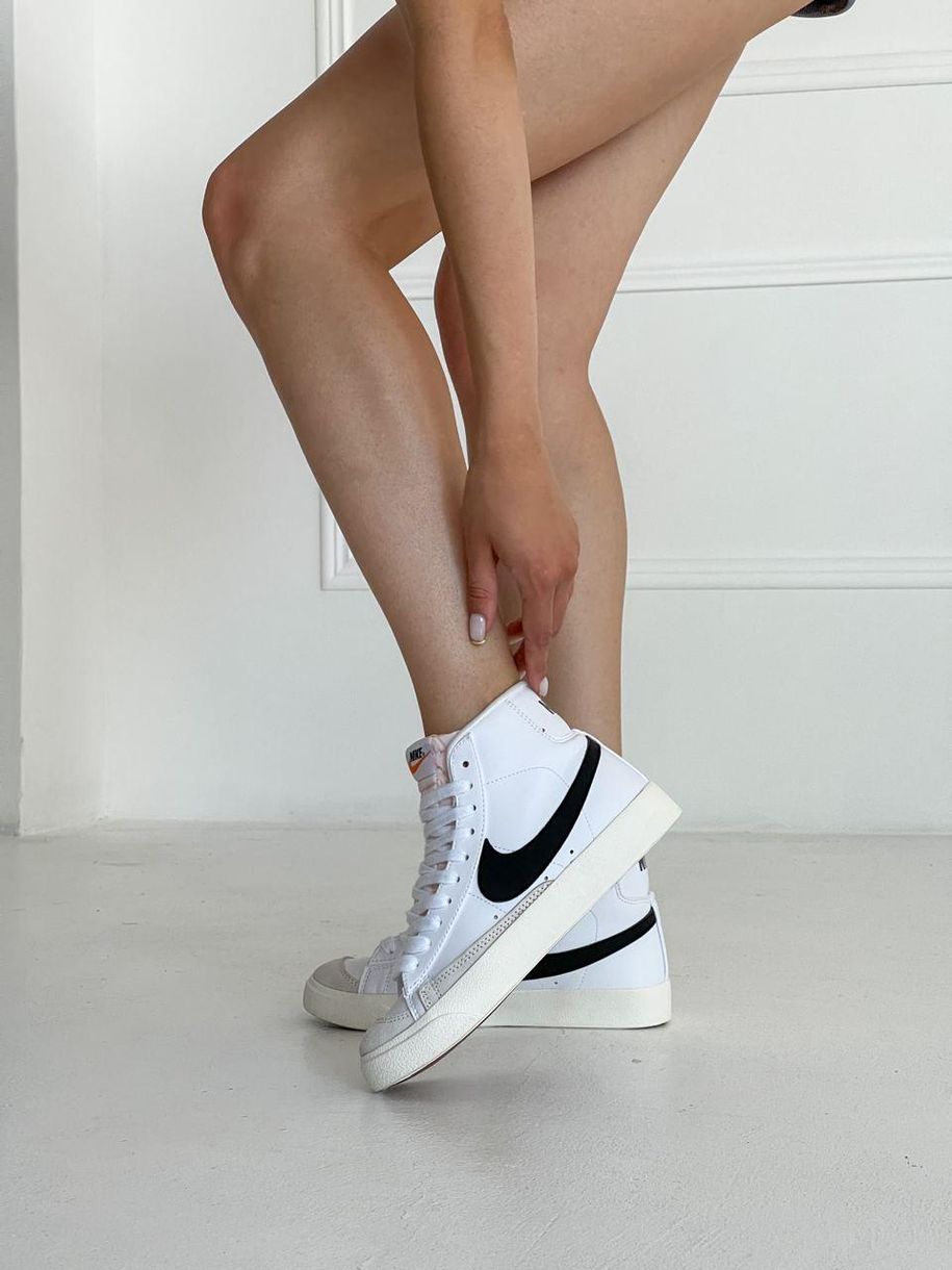 Кросівки Nike Blazer White «Black Logo» 974 фото