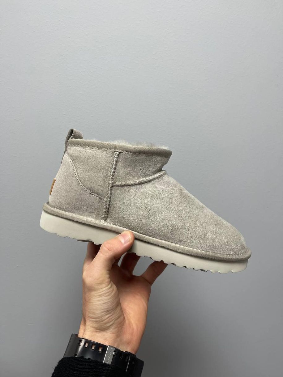 Зимние сапоги Ugg Ultra Mini Light Gray 5266 фото