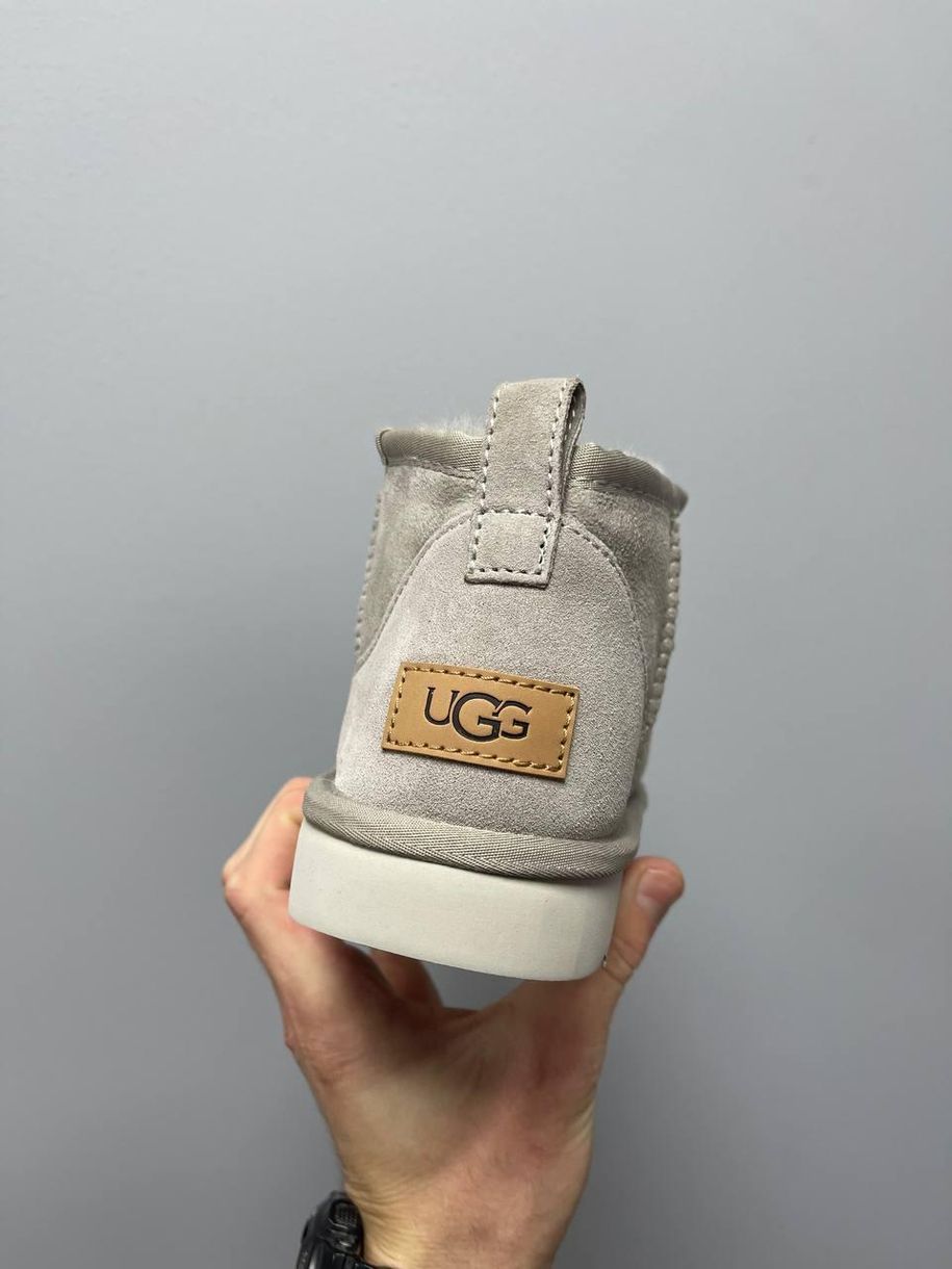 Зимние сапоги Ugg Ultra Mini Light Gray 5266 фото