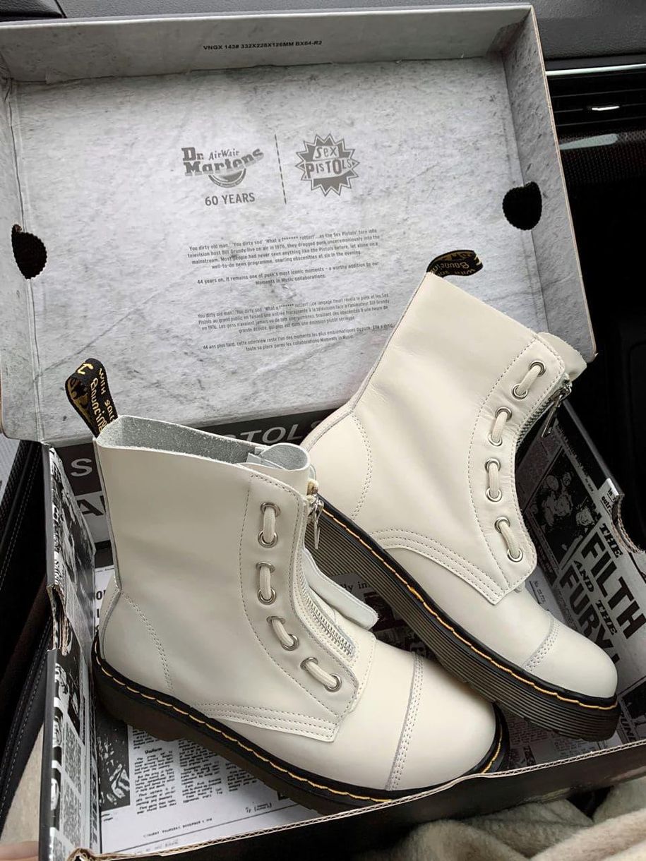 Черевики Dr. Martens Cream 4245 фото