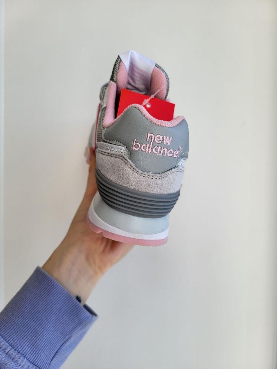 Кросівки New Balance 574 Grey Pink 7572 фото