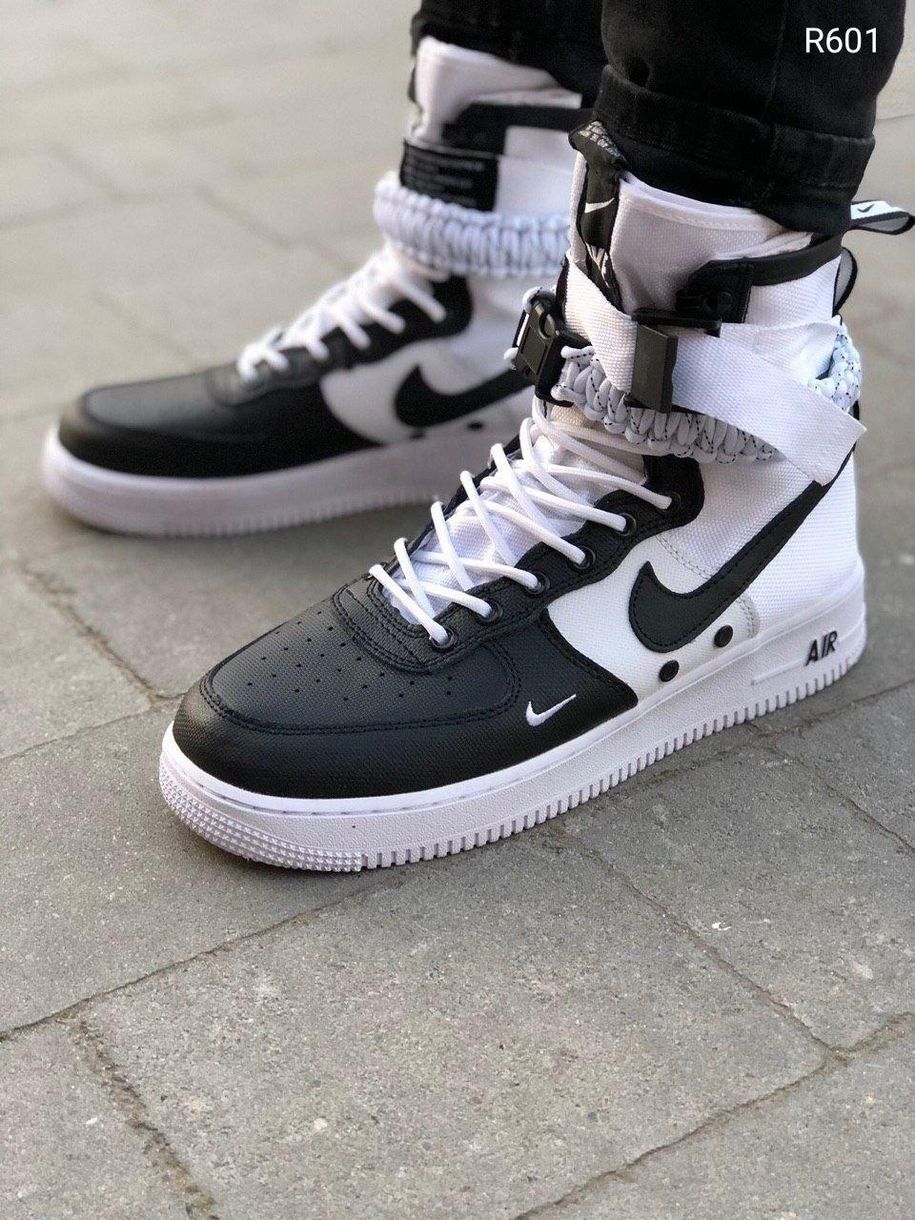 Кросівки Nike Special Fled Air Force 1 White Black 383 фото