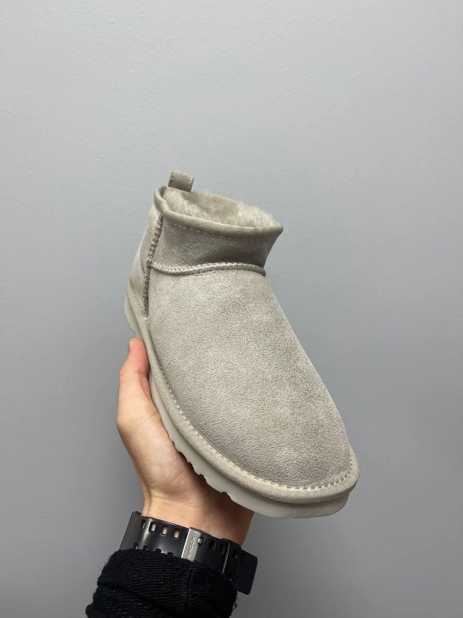 Зимние сапоги Ugg Ultra Mini Light Gray 5266 фото