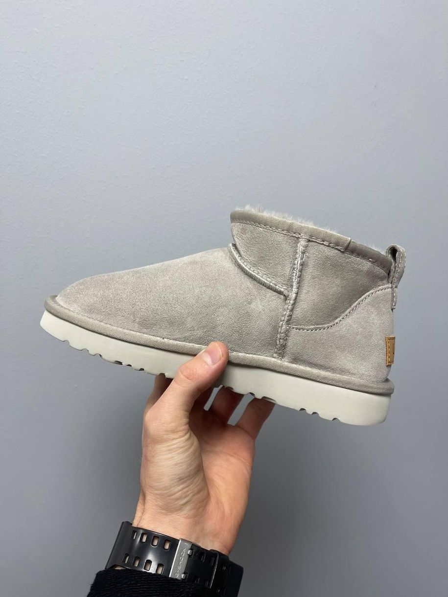 Зимние сапоги Ugg Ultra Mini Light Gray 5266 фото