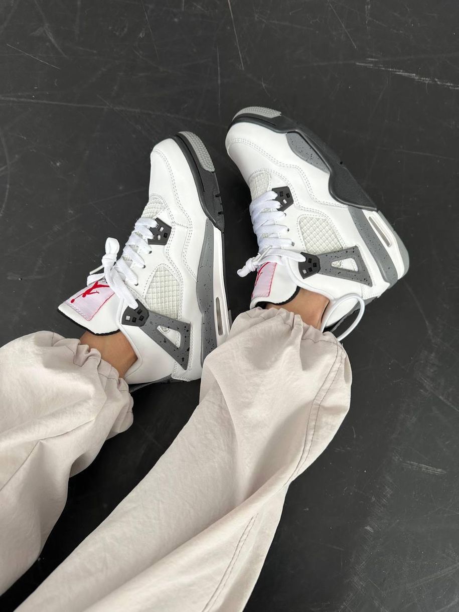 Баскетбольні кросівки Nike Air Jordan 4 Cement 1257 фото
