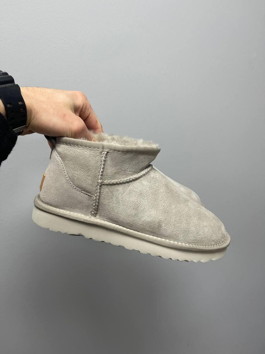 Зимние сапоги Ugg Ultra Mini Light Gray 5266 фото