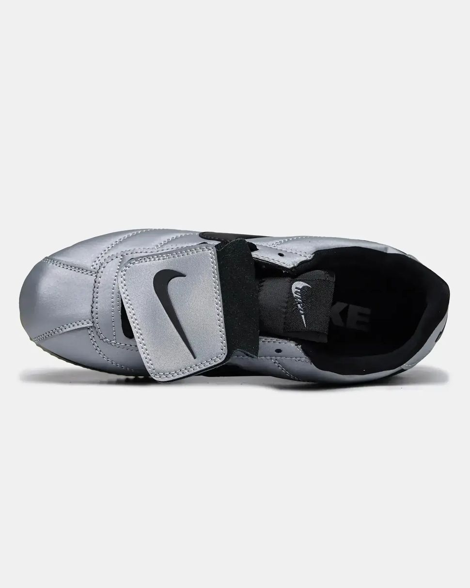 Nike Cortez Leather SE Metallic Cool Grey Black