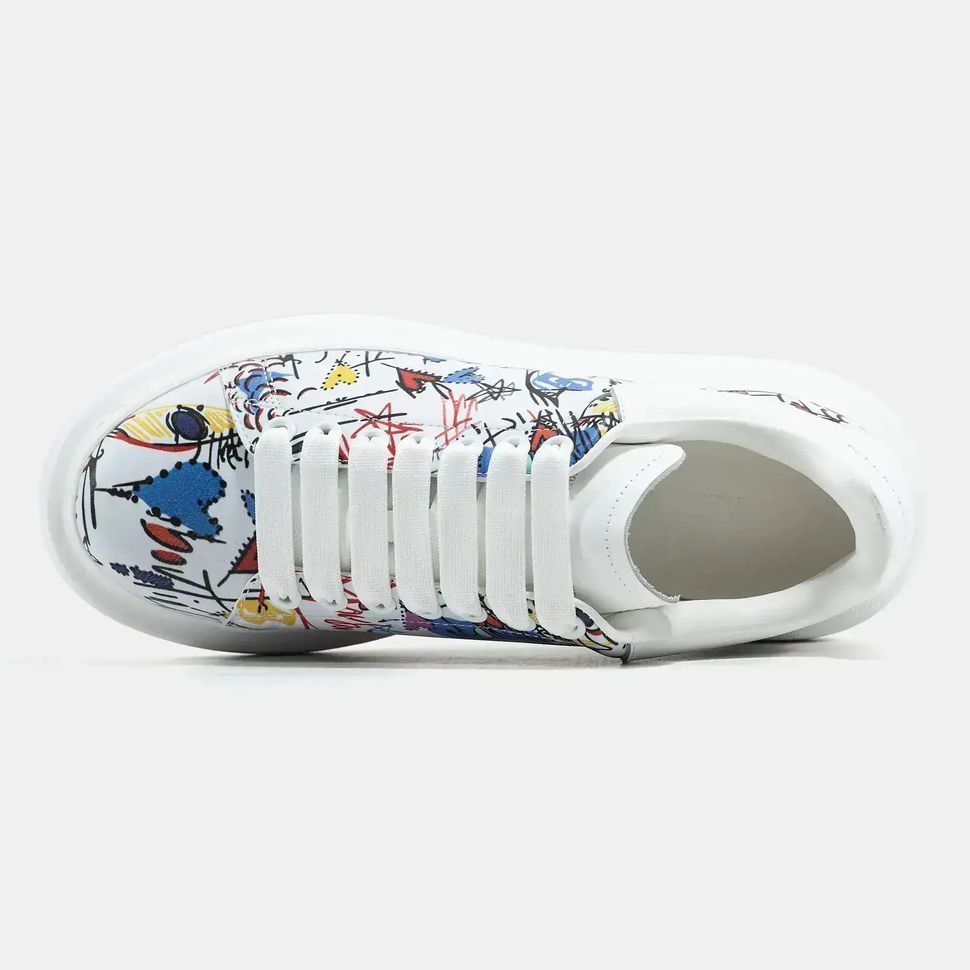Alexander McQueen Oversized White Multicolor, 36