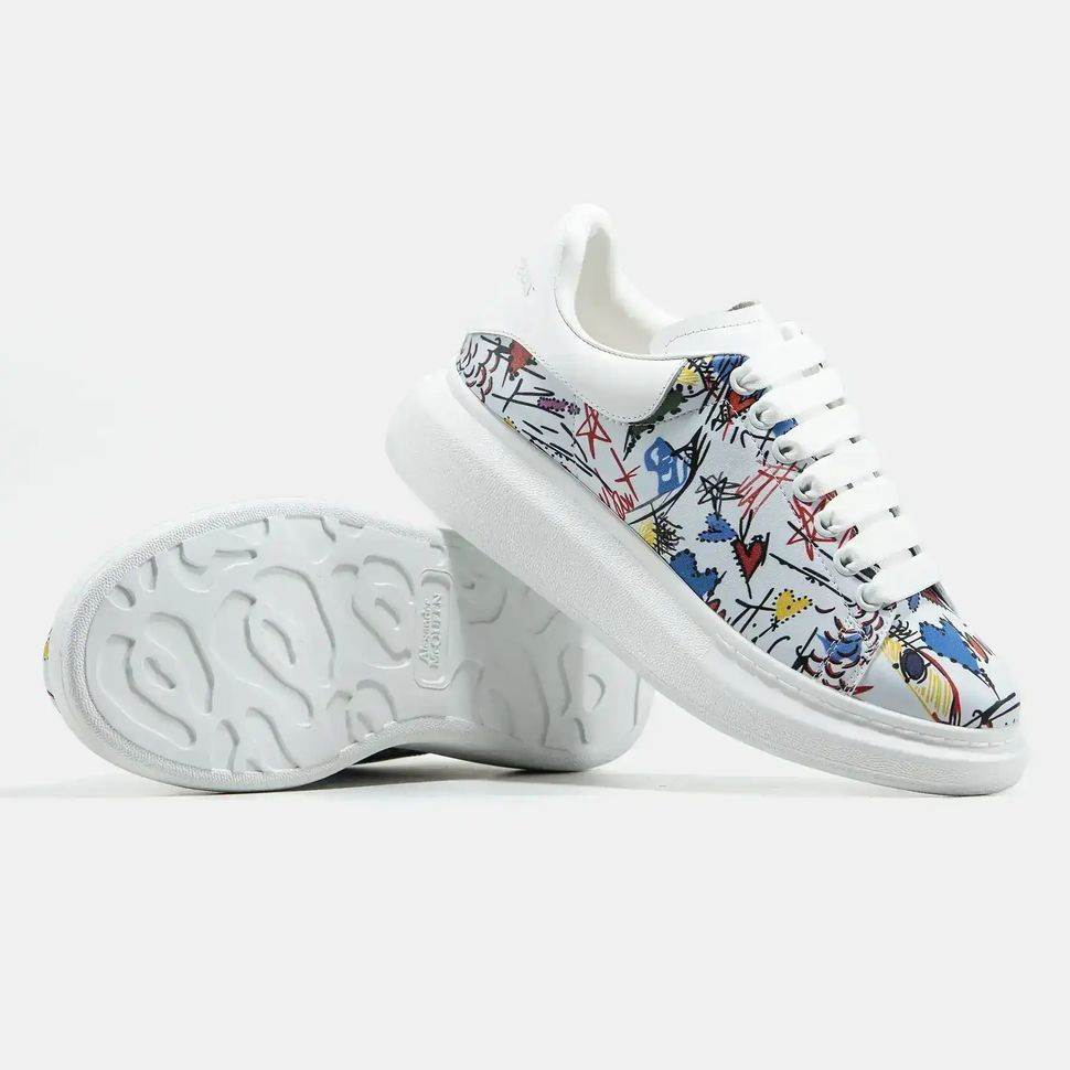 Alexander McQueen Oversized White Multicolor, 36