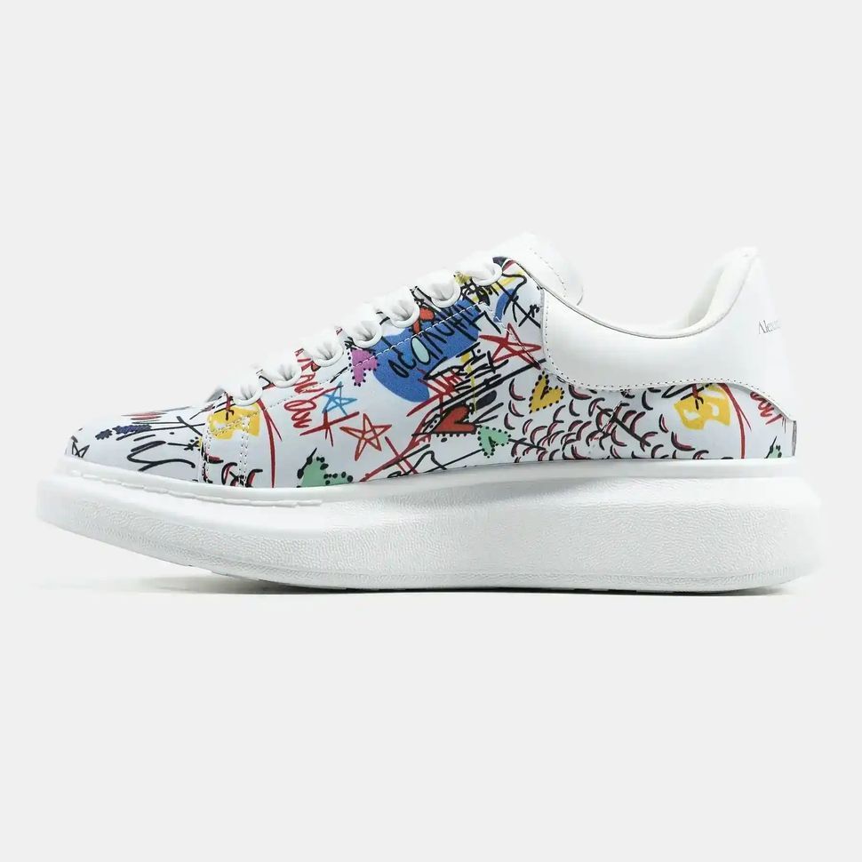 Alexander McQueen Oversized White Multicolor, 36