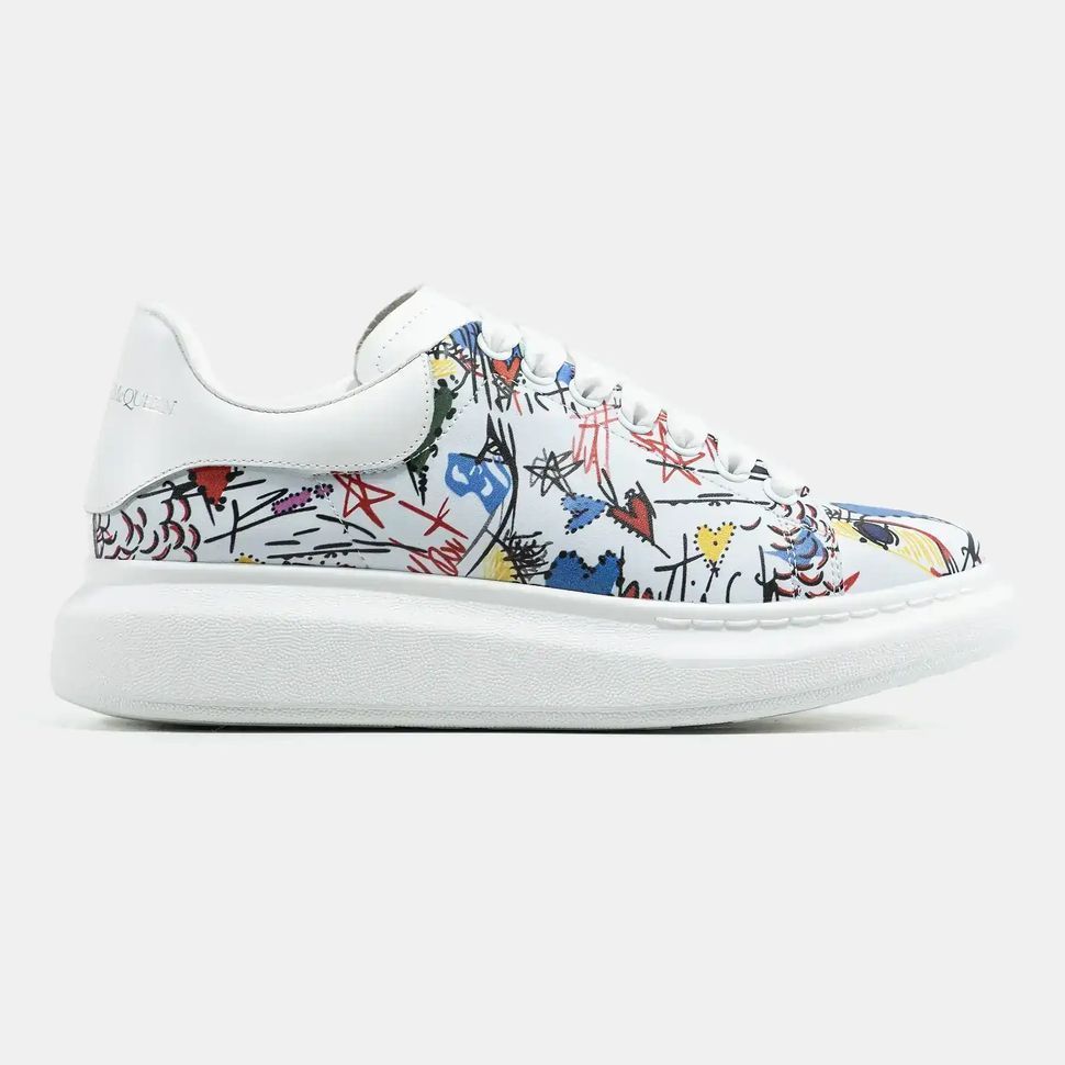 Alexander McQueen Oversized White Multicolor, 36