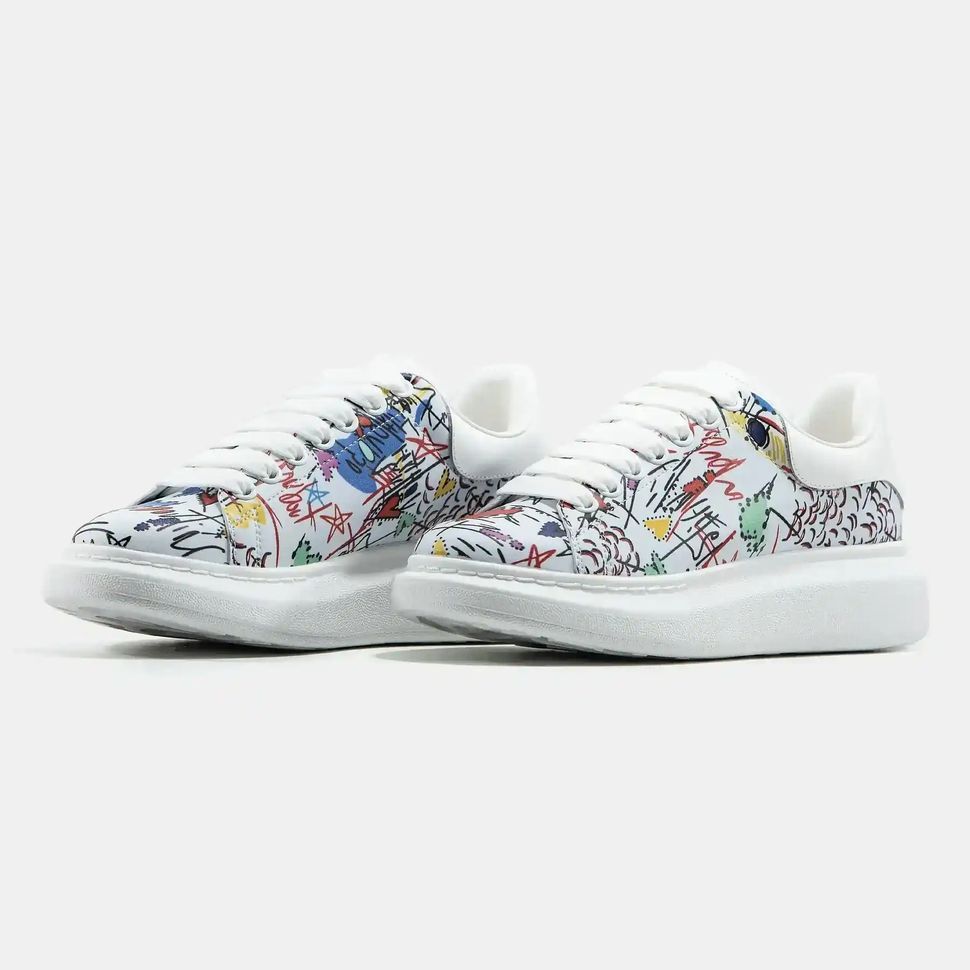 Alexander McQueen Oversized White Multicolor, 36
