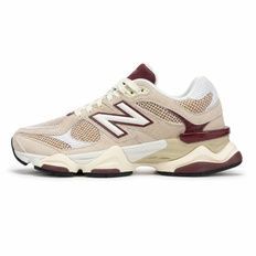 New Balance 9060 Beige Burgundy, 36