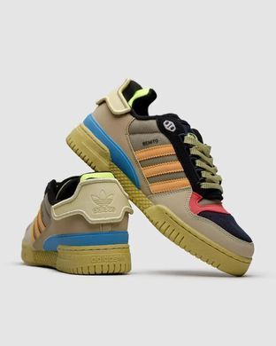 Adidas Forum Low x Bad Bunny Multicolor Beige Navy Coral, 36