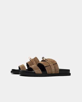 Herm&egrave;s Empire Jackson Sandal Brown, 36
