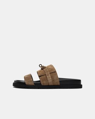 Herm&egrave;s Empire Jackson Sandal Brown, 36
