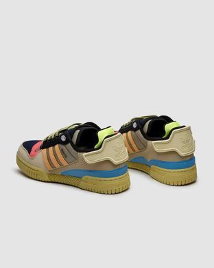 Adidas Forum Low x Bad Bunny Multicolor Beige Navy Coral, розмір 36