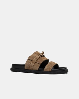 Herm&egrave;s Empire Jackson Sandal Brown, 36
