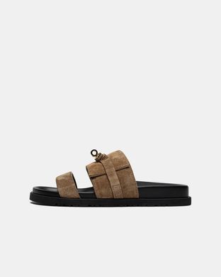Herm&egrave;s Empire Jackson Sandal Brown, 36