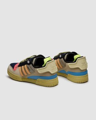 Adidas Forum Low x Bad Bunny Multicolor Beige Navy Coral, 36