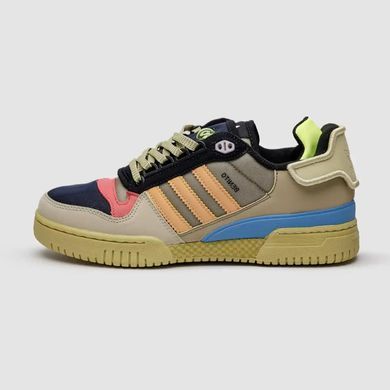 Adidas Forum Low x Bad Bunny Multicolor Beige Navy Coral, 36