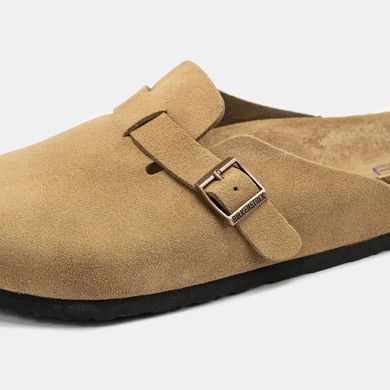 Birkenstock Boston Mink Suede