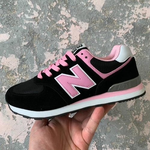 New Balance 574 Black Pink 6077 фото