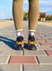 Кроссовки Nike Cortez x Union L.A. Blue Yellow 1801 фото 8