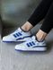 Кросівки Adidas Forum Low White Blue 9705 фото 6