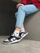 Кроссовки Nike Dunk Low Retro White Black 1421 фото 1