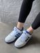 Кросівки Adidas Forum Low White Blue 9705 фото 7